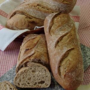 Pan de trigo y centeno 540 g./ud. Caja de 16 unidades
